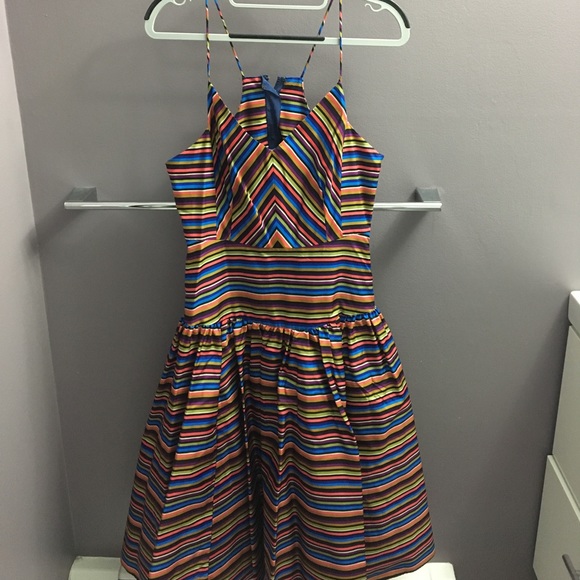 Tracy Reese / Anthropologie colorful silk  dress - Picture 1 of 7